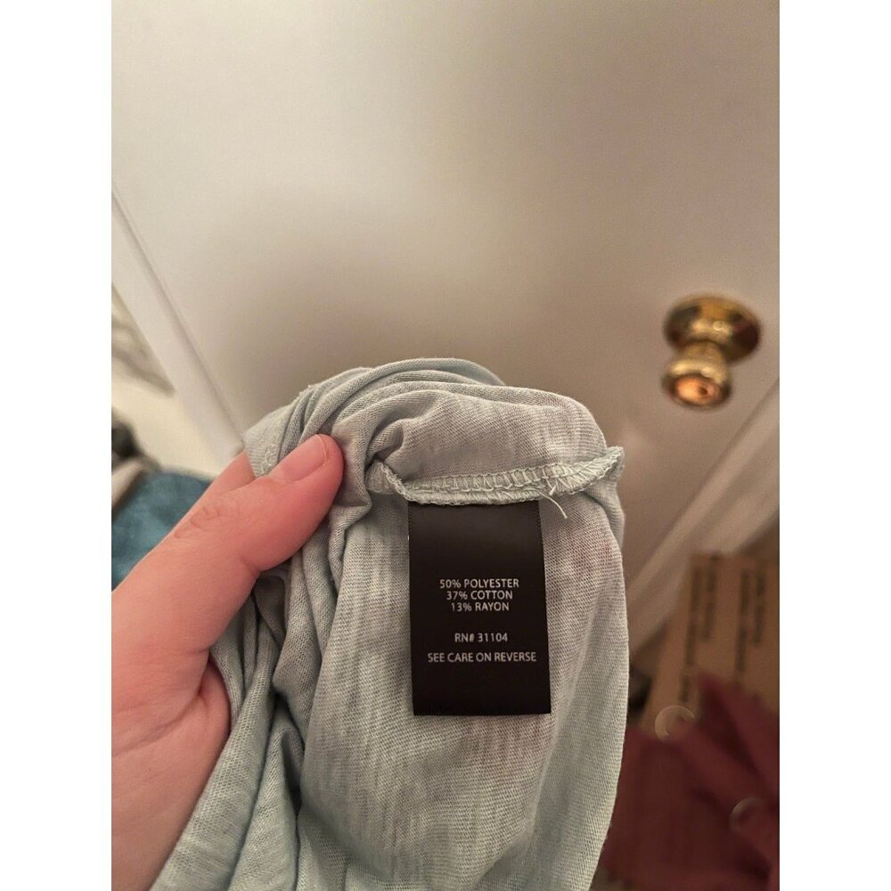 Torrid Size 3 Teal Short Sleeve Tee -- STAINED - Picture 7 of 8